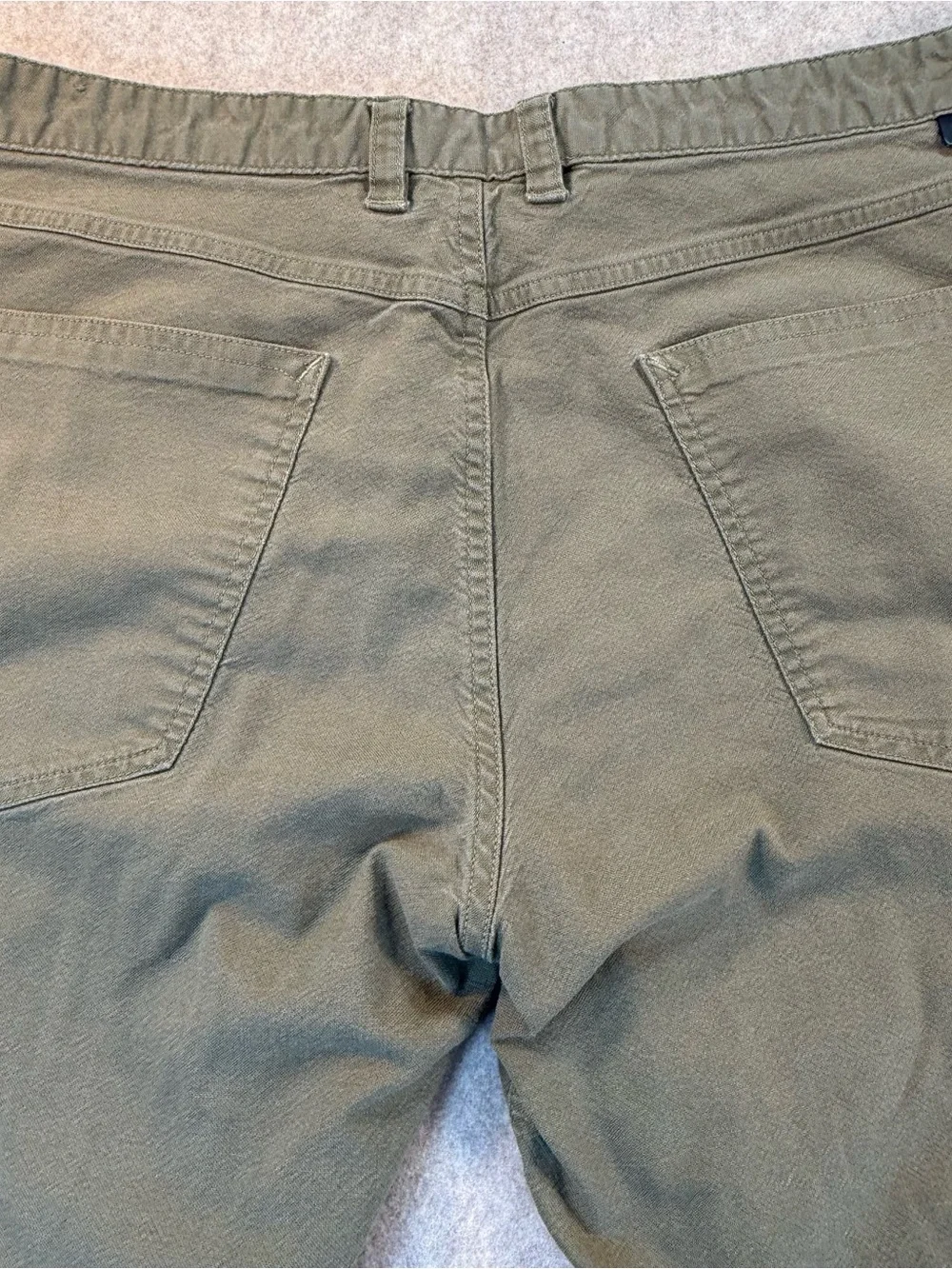 The North Face Olive Green Men’s Cargo/Hiking Pants Sz 38 Outdoor Adventure GUC